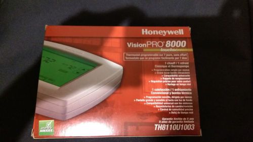 Honeywell TH8110U1003 Vision PRO 8000 Thermostat, 1H/1C