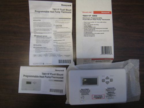 HONEYWELL T8011F 1002 ELECTRONIC PROGRAMMABLE  HEAT PUMP THERMOSTAT NEW