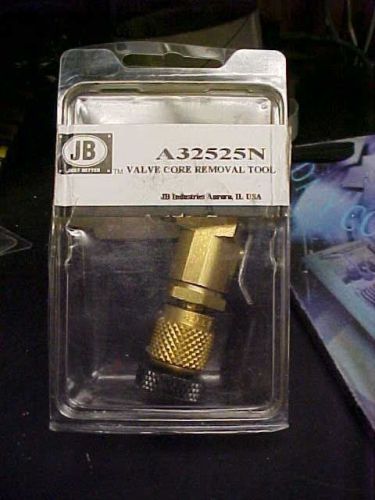 A32525N JB Industries Valve Core Removal Tool w/Port NO LOSS FREE SHIPPING