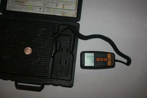 CPS CC220 Compact High Capacity Charging Meter Refrigerant Scale in Case