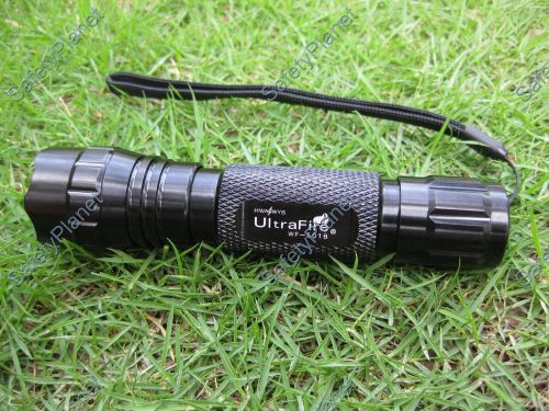 Ultrafire wf501b 1watt 375nm 380nm ultraviolet radiation uv led flashlight torch for sale