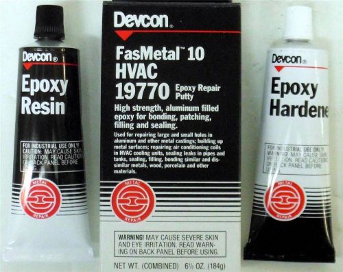 Devcon fasmetal 19770 6.5oz special f epoxyaluminum pa for sale
