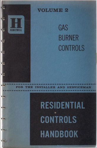1950&#039;s Honeywell Residential Controls Handbook Vol 2 Gas Burner Controls