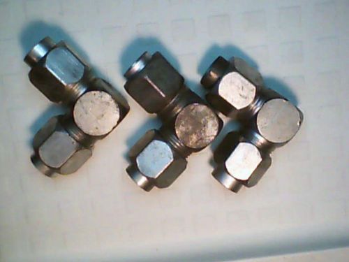 THREE (3) Parker 14 BTX 1&#034; Elbow Connectors / One Inch / Lot of 3 / Free Ship