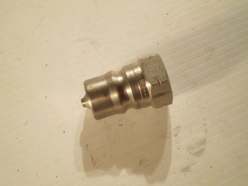 NEW PARKER STAINLESS MALE QUICK CONNECT COUPLER SH4-63 SH463 1/2&#034; FEMALE NPT