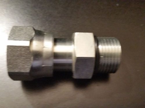 Parker  16 f65ol-s) seal-lok orfs stright thread swivel connector (1&#034; x 1-5/16&#034;) for sale