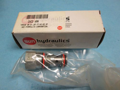 Sun hydraulics cxcd-xan valve cartridge   new!! for sale
