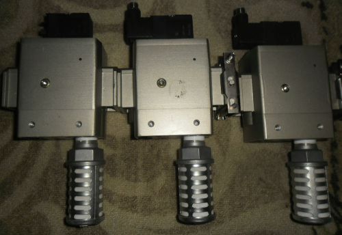 Lot of 3 smc soft start valve 2- av5000-06-5dz + 1 - av5000-06-5dz-x231 for sale