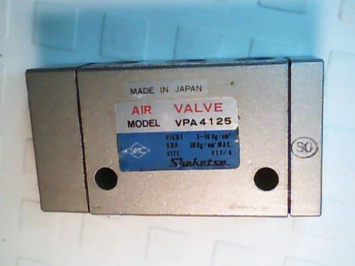 Shaketsu air valve  vpa 4125 / size pt 1/4&#034; / smc part pneumatic for sale