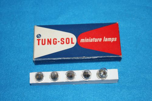5 vintage tung-sol miniature lamps - pr2. 50a 2.38v for sale