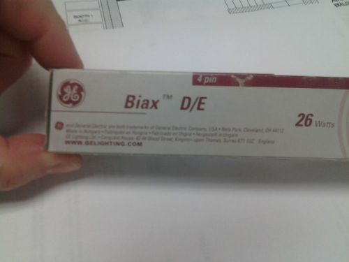 GE 35248 Biax D/E Fluorescent Bulb 26 Watt (total 18 Bulbs) F26DBX/835/4P/EOL
