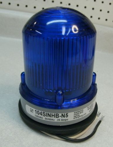 Edwards adaptabeacon steady-on light blue 110v 4x enclosure, 1/2&#034; conduit mount for sale