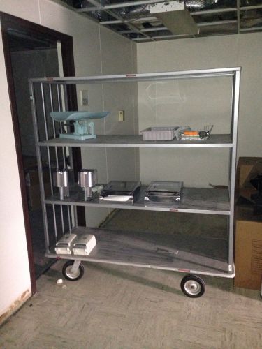 Metal Cart with Three Shelves