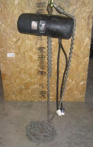Cm lodestar 1 ton (l) electric chain hoist (50&#039; lift) for sale