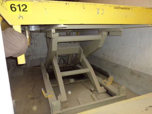 Hydraulic loading dock scissor lift 20,000 lb for sale
