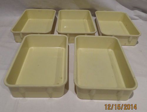 5 molded fiberglass stack containers 922108 - 9-3/4&#034; x 6-1/8&#034;x 2-1/8&#034; nsf for sale