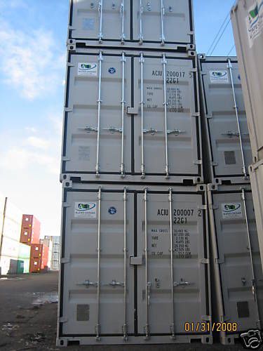 STORAGE CONTAINERS: NEW 20&#039; CARGO SHIPPING CONTAINER