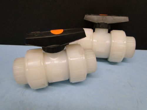 Nibco chemtrol 1&#034; tru-bloc ball valve polyprolene for sale