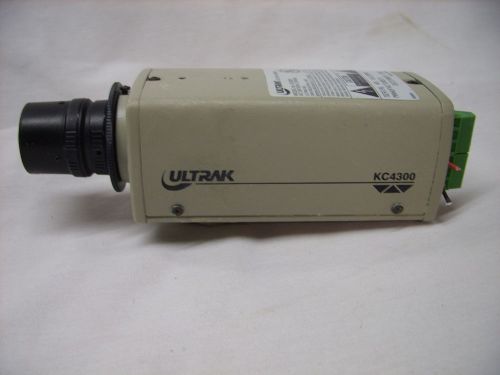 ULTRAK - B&amp;W CCD PAN-TILT SURVEILLANCE CAMERA KC4300  &#034;AS IS&#034;