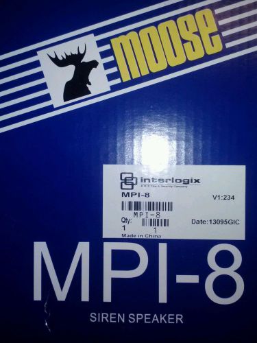 Ge security moose mpi-8 siren speaker round horn 8 ohm for sale