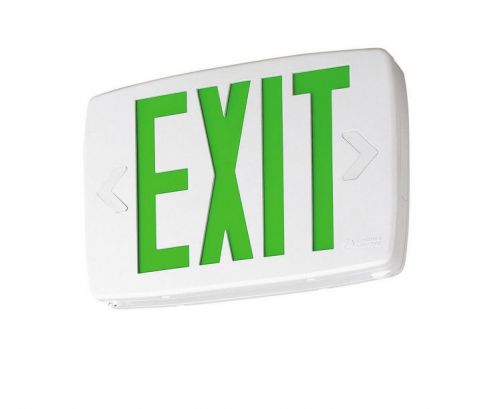 New in box lithonia quantum series led exit sign - lqm-s-w-3-g-120 for sale