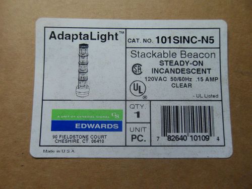 (R2-1) 1 NIB EDWARDS 101SINC-N5 STACK LIGHT