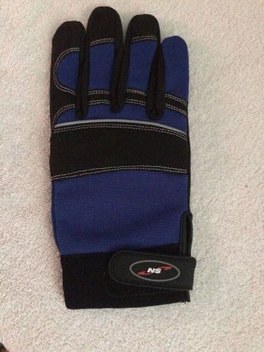 Northern safety mechanics glove xl blue &amp; black for sale
