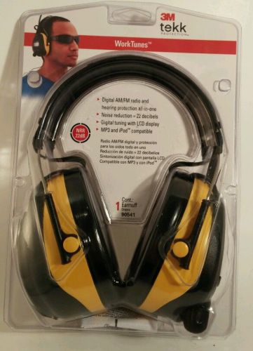 3M TEKK Protection WorkTunes Radio - Hearing Protection - NRR22db  MP3 Ipod Comp