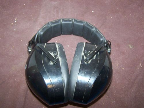 Winchester Black Passive Folding Earmuffs ~ Ear Hearing Protection~Safety Muffs