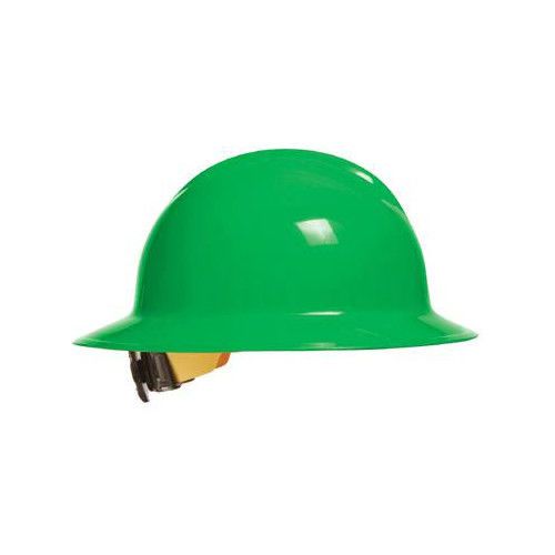 Green classic model c33 full brim hardhat with 6 point ratchet suspension for sale