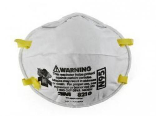 8210 - 3M Particulate Respirator 8210, N95 Disposable &amp; Adjustable Box of 20