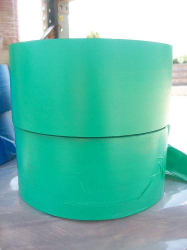 Vinyl pvc plastic green flagging taffeta ribbon tape 4&#034; x 2000&#039; lot 2 3 mil bulk for sale