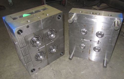Plastic injection tooling steel mold die base makes end cap for sale