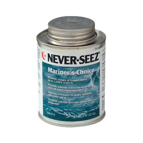 Never-seez mariner&#039;s choice anti-seize - mariners choice 8 oz brush top 2450 deg for sale