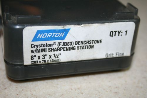 Norton Pike FJB83 Sharpening Station 8x3x1/2 FINE Crystolon Benchstone