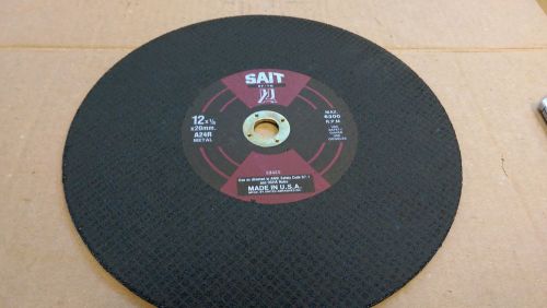 Lot of 10 sait a24r metal saw blade 12 x1/8&#034; x 20mm max 6300 (x10) free shipping for sale