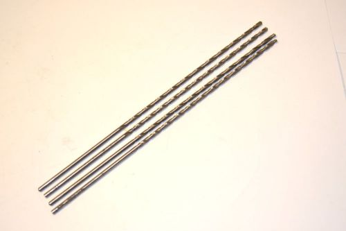 4 nos dormer usa extra length 3/32&#034; hss high speed steel drills 6&#034;  oal for sale