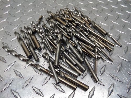 Assorted lot of drill bits 1/8&#034; to 23/64&#034; diameter size range for sale