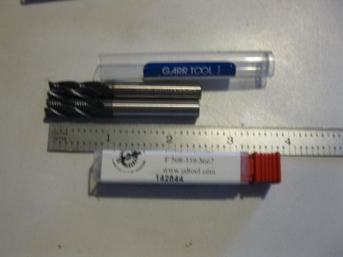 2 new solid carbide 5/16&#034; endmills.1 rougher &amp; 1 finish.4 flute.coated