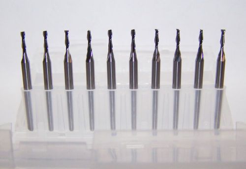 (10) - 1.60mm (.0630&#034;) 2 flute carbide endmills - temporary sale for sale