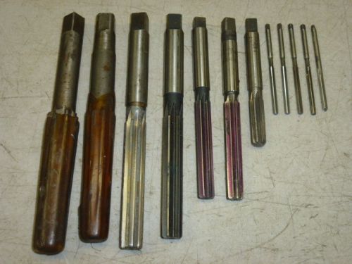 LOT of (12) HAND REAMERS / W&amp;B, MAYHEW, BUTTERFIELD &amp; OTHERS
