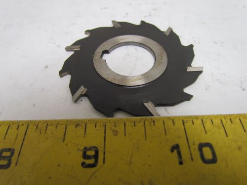 63x2.15x22mm Staggered Tooth Milling Cutter HSS 12-Tooth 63mm OD