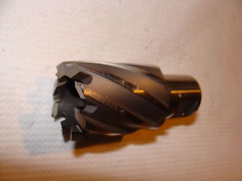 Unibor 1-1/16&#034; x 1&#034; annular cutter bit used as is free shipping in usa for sale