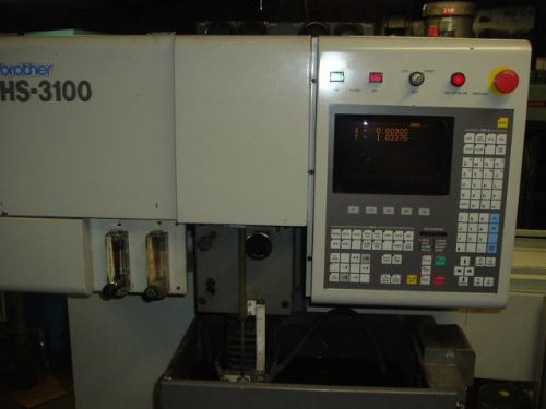 Brother HS3100 CNC wire edm, submerged, 2 axis, glass scale feedback