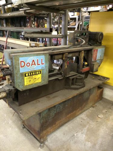 DoAll 916 bandsaw, needs work, rebuildable