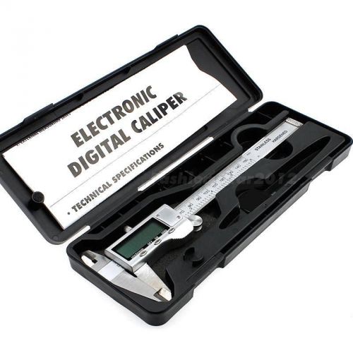 150mm/6-inch stainless steel electronic digital vernier caliper micrometer fhrg for sale