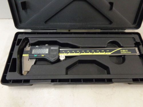 Mitutoyo absolute digimatic 0-6&#034; calipers .0005 grads #500-196-20 for sale