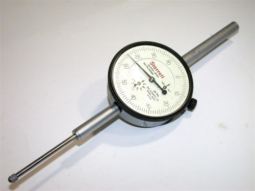 Starrett large dial .01mm 50mm range indicator model 655-2081 for sale