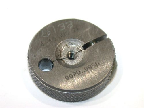 Regal go thread ring gage #4-40-unc-2a for sale