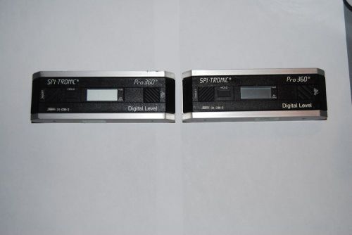 Two SPI-TRONIC Pro 360 Digital Protractors